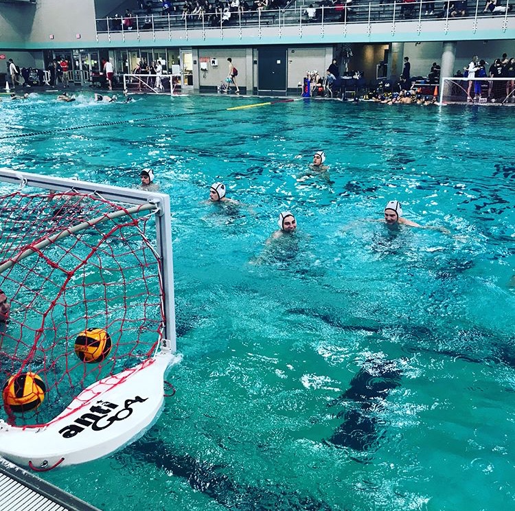 The Paschal Water Polo team at the Southlake Natatorium, April 2018