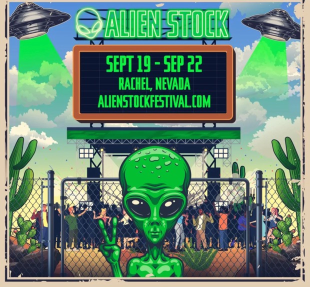 Area 51 festival flyer.