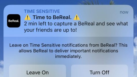 Everyday at a randomized time users receive a notification to BeReal