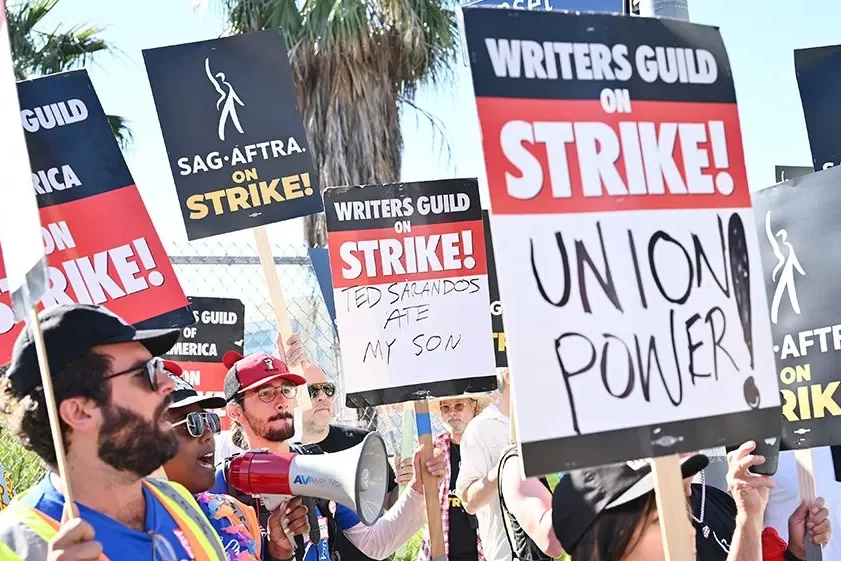 SAG-AFTRA and The WGA are both striking at the same time, causing delays for many productions.