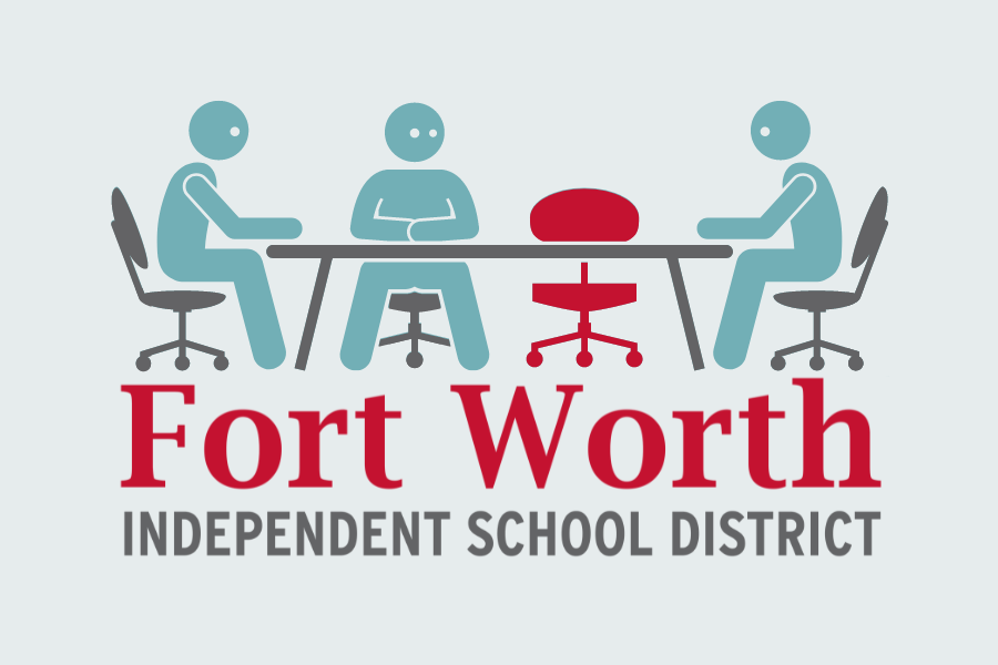 Fort Worth ISD absenteeism graphic made with Canva.