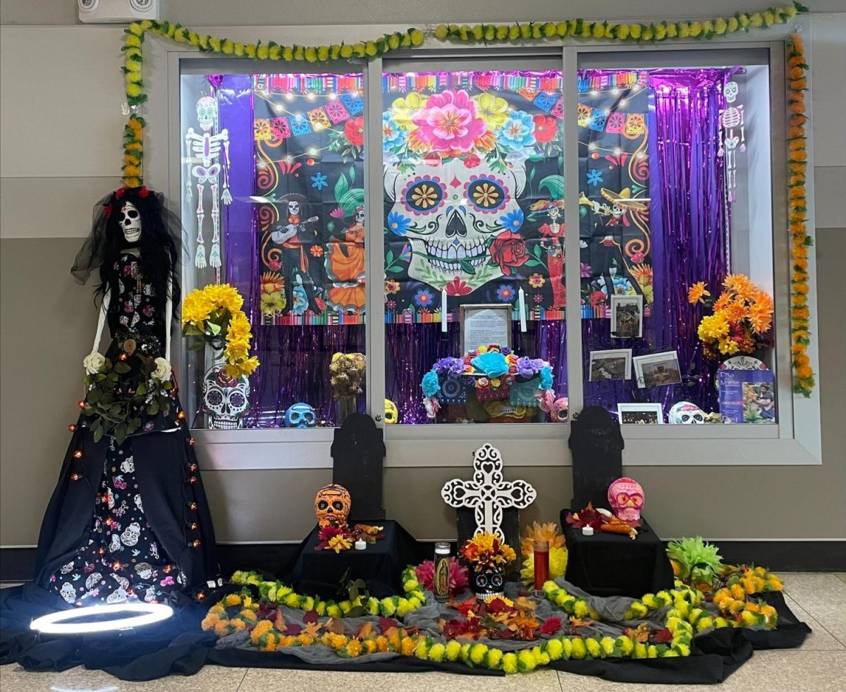 Paschal's display in honor of Hispanic Heritage Month. 