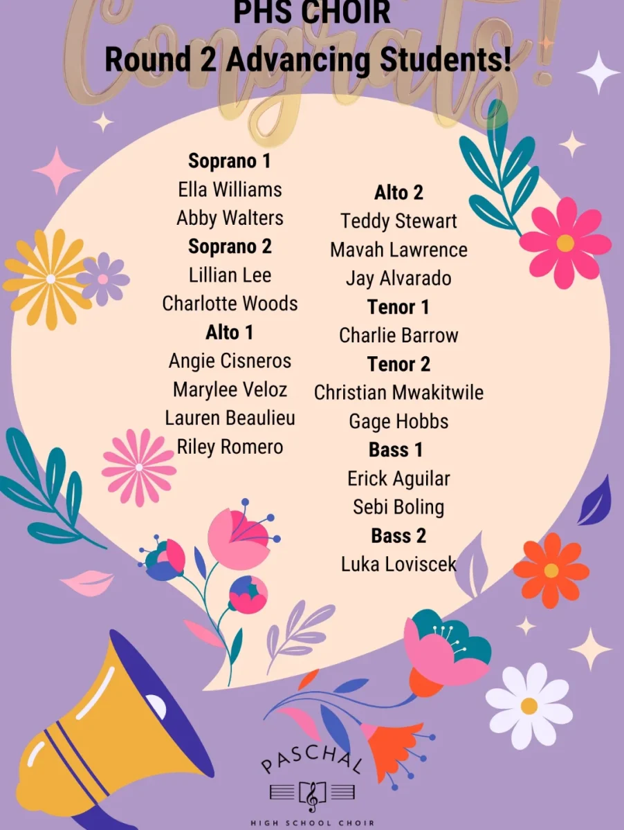 17 Paschal Choir Students Advance to Round 2 of All-State