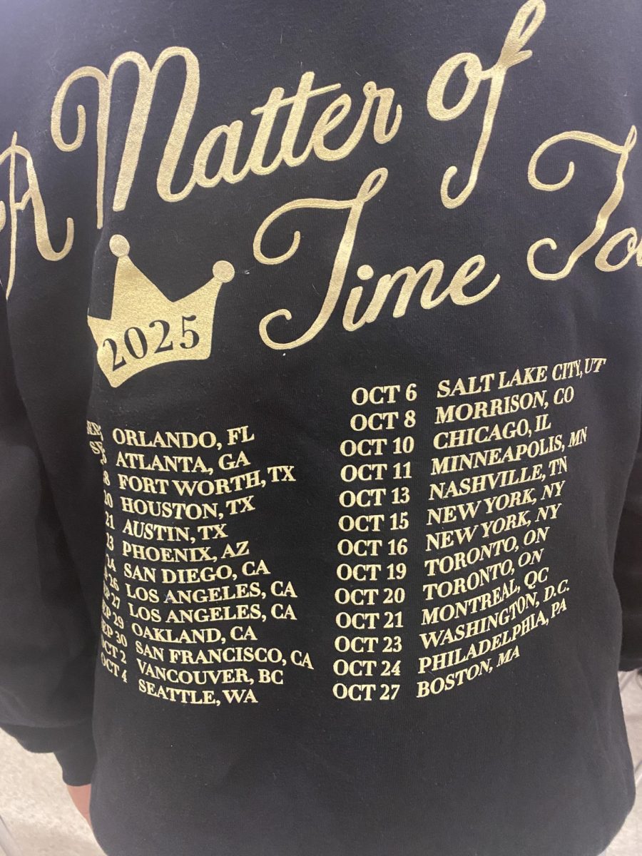 Laufey concert schedule posted on concert Sweatshirt founds its way into multiple Panther closets this week.